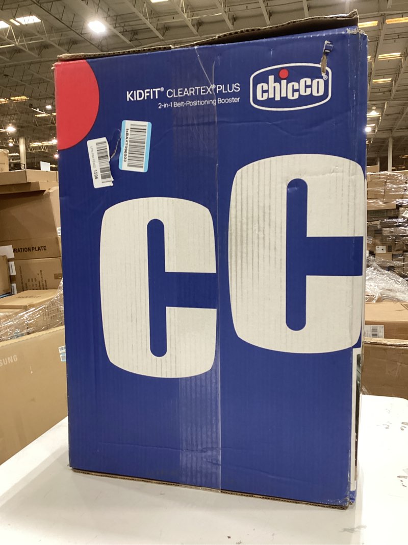 Condition photo showing New/Like New for Chicco KidFit ClearTex Plus 2-in-1 Belt-Positioning Booster Car Seat, Backless and High Back Booster Seat, for Children Aged 4 Years and up and 40-100 lbs. | Lilac/Purple KidFit ClearTex Plus Lilac