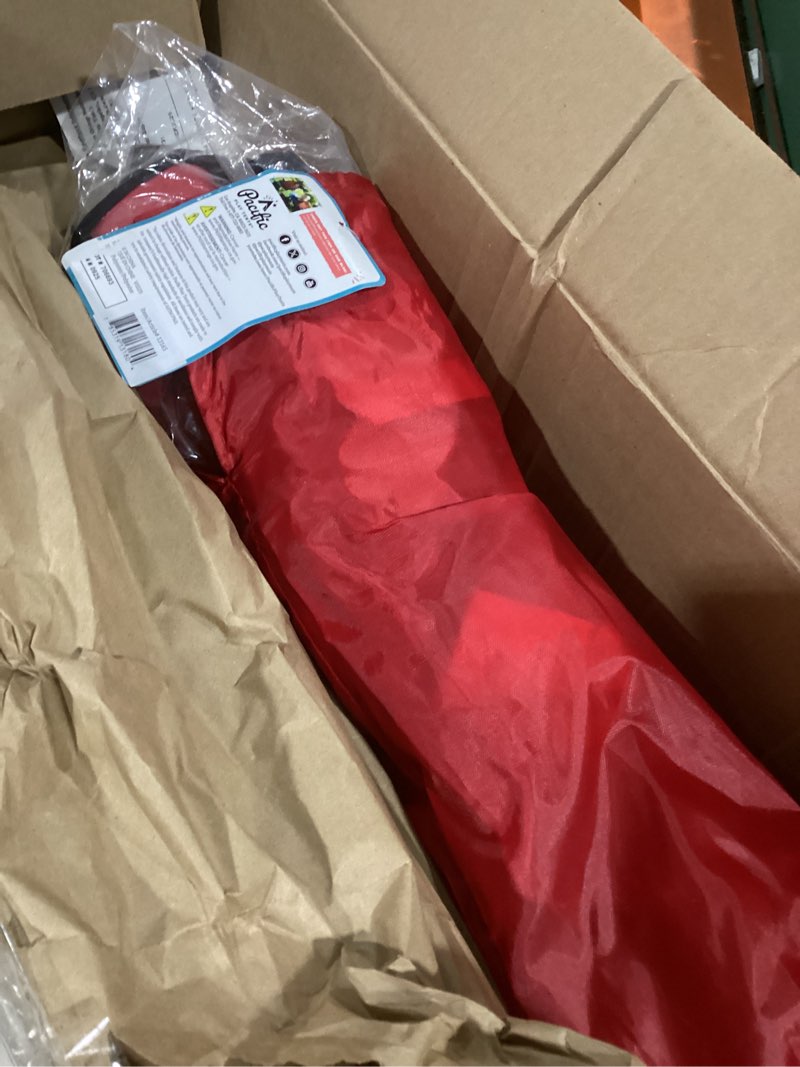 Condition photo showing Good Condition for pacific play tents – kids folding chair, 100 lbs. weight capacity - ruby red