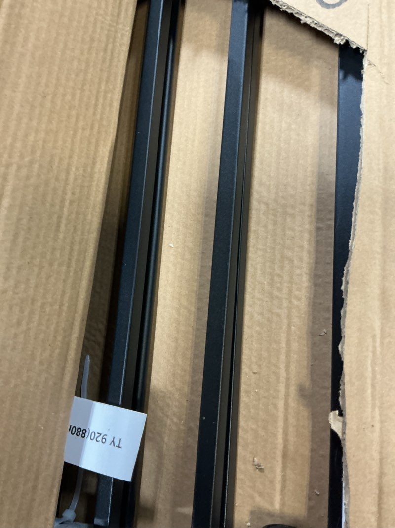 Condition photo showing As Is for regalo safety 29"-38.5" easy step baby gate, bottom of stairs & doorways | pressure mounted with door, for babies, toddlers & pets, black, tested & trusted for 30 years black 29-38.5"w x 30"h