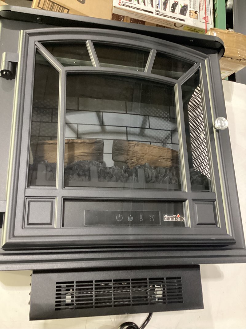 Condition photo showing Good Condition for **untested** duraflame infrared quartz electiric stove heater - dfi-591-01 - black