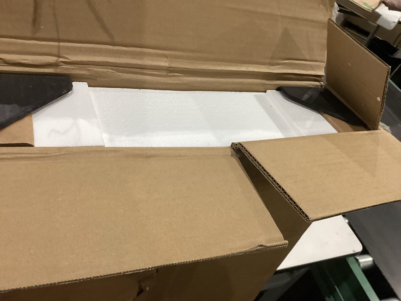 Condition photo showing Good Condition for Washer Dryer Countertop with Shelf, Washer Dryer Topper, Solid Wood Washers and Dryers Countertop, 54" Width x 27.5" Depth Laundry Countertop for Laundry Room Organization and Storage, Black Black-with Shelf