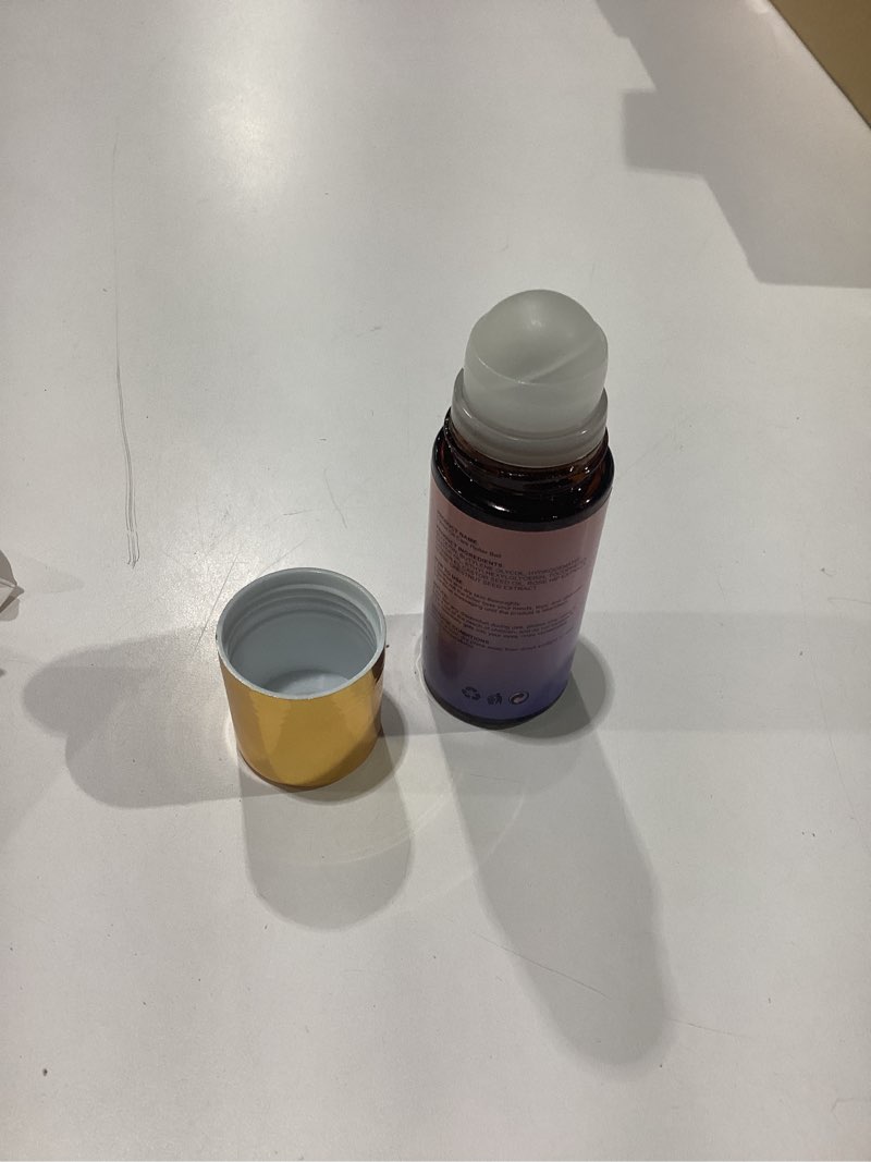 Condition photo showing Good Condition for aiwejay organic castor oil roll-on with rose quartz, 100% pure cold-pressed & unrefined, hexane-free, for skin, eyebrows and eyelashes, 50ml (1.7oz)