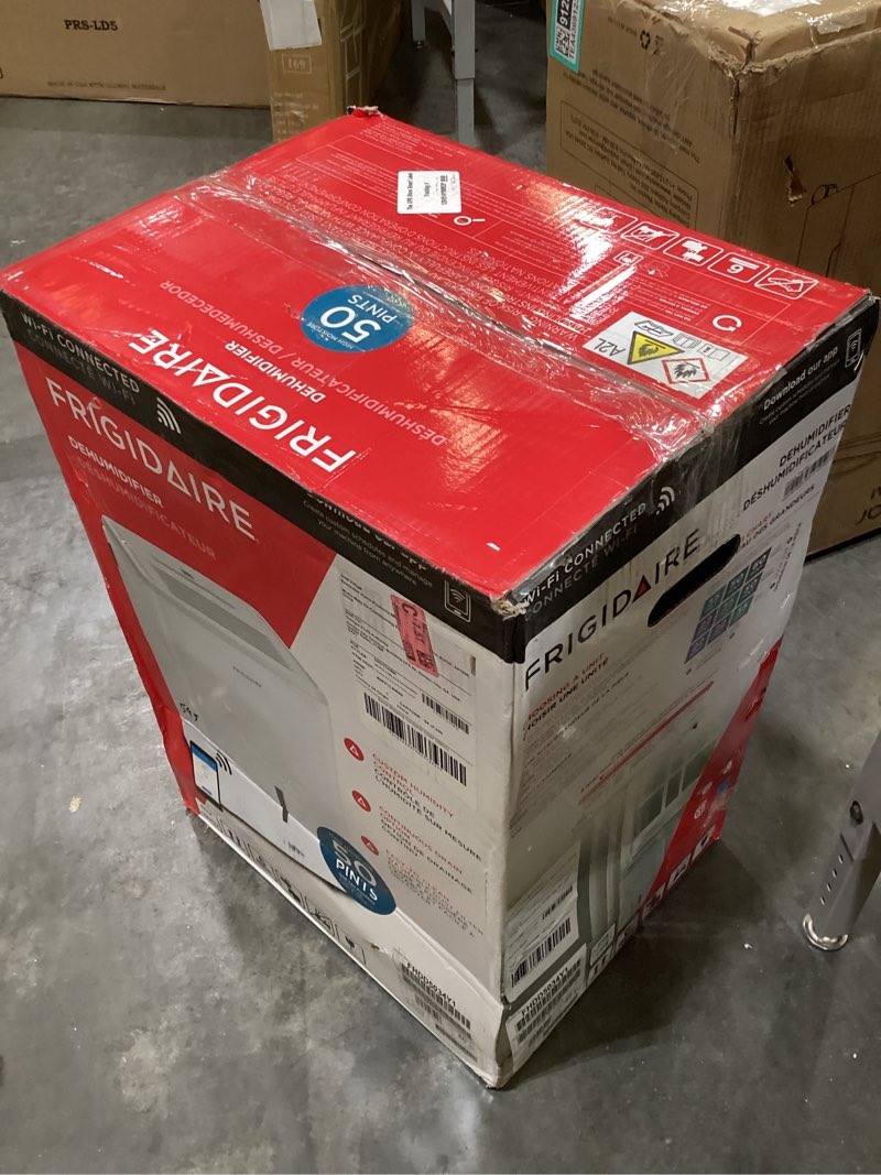 Condition photo showing As Is for frigidaire dehumidifier