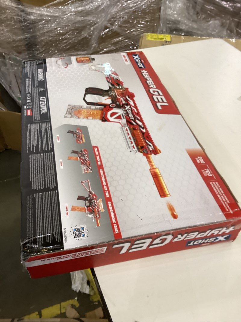 Condition photo showing Good Condition for XSHOT Hyper Gel HPG-700 Blaster, Semi and Fully Automatic Gel Blaster & 20,000 Hyper Gel Pellets, 700 Capacity Mag, Eyewear, Ages 14 & Up by ZURU