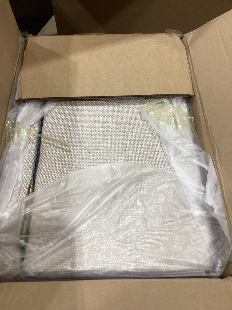 Condition photo showing Good Condition for 17.13" h dog stairs for small dogs, 2-in-1 pet steps & ottoman - foldable dog stairs for couch, non-slip wooden pet stairs for puppy senior injured dogs light beige xl(17.13h)