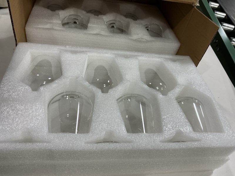 Condition photo showing New/Like New for Wine Glasses Set of 12, 12oz Clear Red/White Wine Cup, Long Stem Wine Glasses for Party, Wedding and Home 12 Count (Pack of 1)