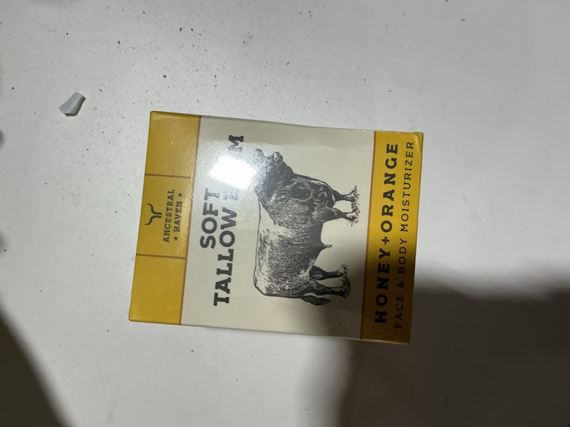 Condition photo showing New/Like New for beef tallow for skin - tallow and honey balm for face - gift ready - tallow face moisturizer - beef tallow moisturizer - tallow balm - grass fed beef tallow for skin - tallow face cream lotion honey & sweet orange 5 ounce (pack of 1)