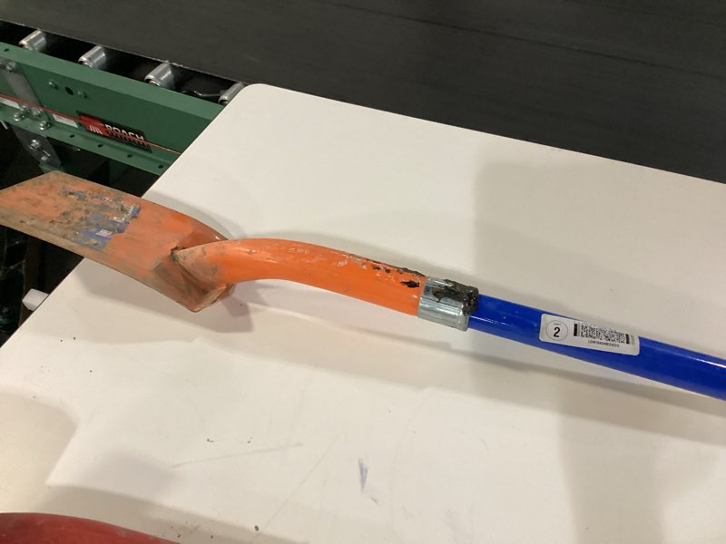 Condition photo showing As Is for kobalt 40-in fiberglass handle trenching spade
