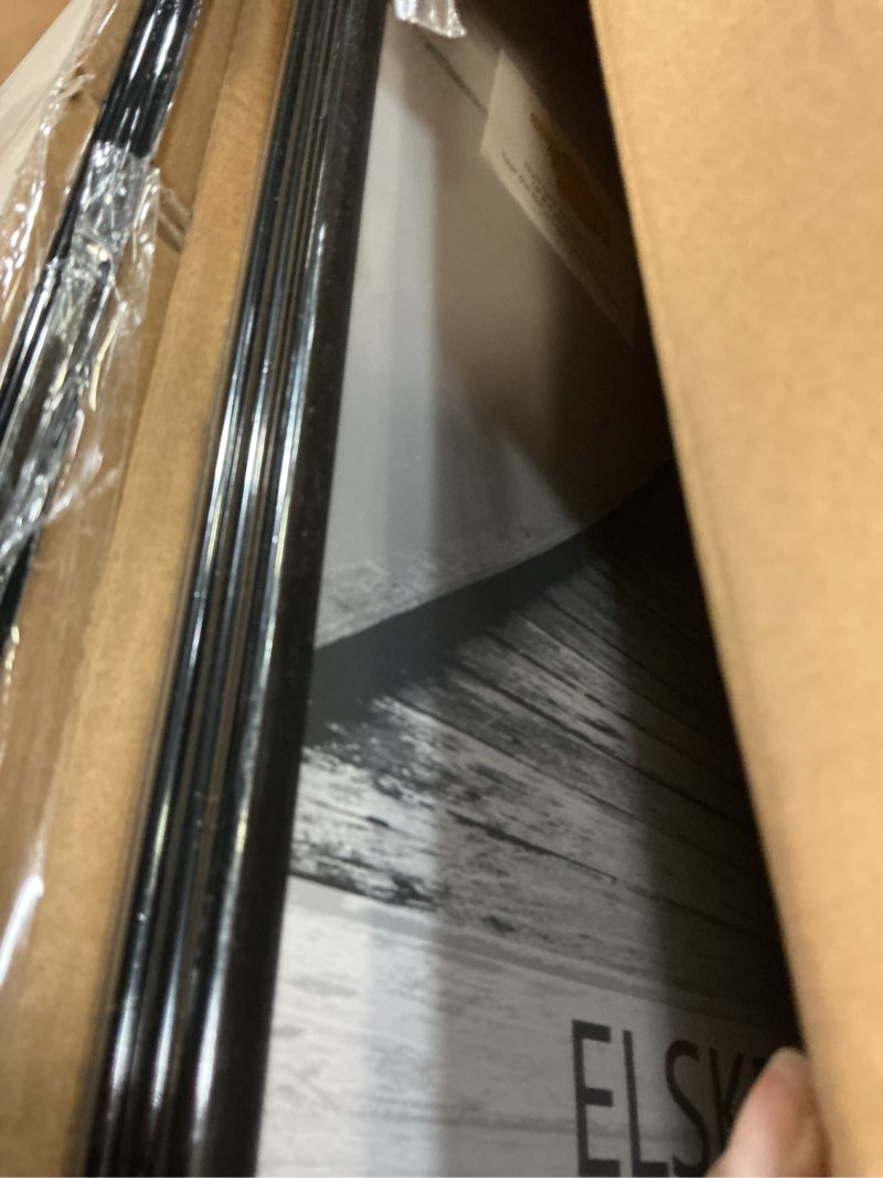 Condition photo showing Good Condition for elsker&home 16x24 poster frame 5 pack, black picture frame for horizontal or vertical wall mounting, sturdy and scratch-proof black-5pack 16 x 24