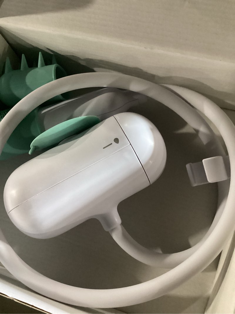 Condition photo showing New/Like New for Frida Baby Control The Flow Bathtub Sprayer Attachment for Baby Bathtub, Shower Head with Scalp Massager, Control Waterflow with 2 Pressure Modes