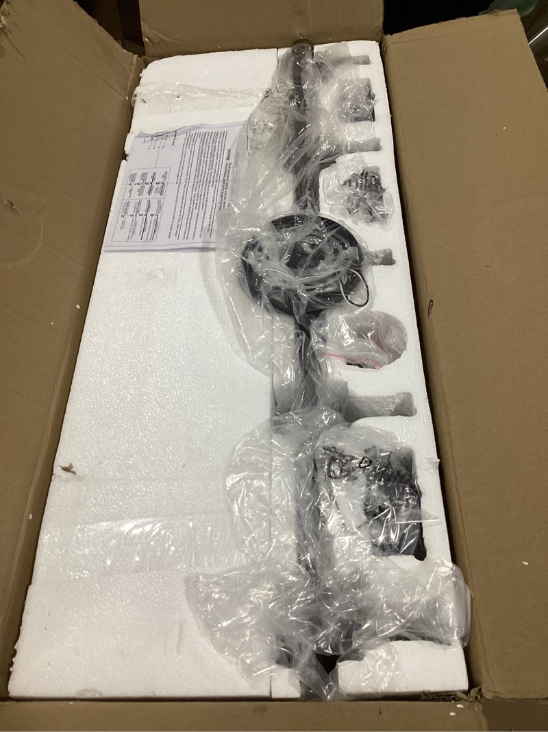 Condition photo showing Good Condition for 5 lights bathroom vanity light, oil rubbed bronze bathroom light fixtures with hammered glass lampshade for dressing table,over mirror,hallway oil-rubbed bronze 5 lights