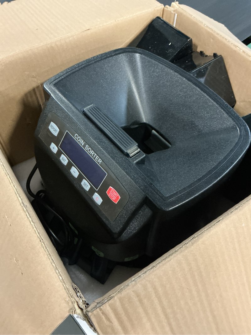 Condition photo showing Good Condition for U9500A Professional USD Coin Counter, Sorter, Coin Counting Machine, Automatically Sorts and Counts Coin Batches, 270 Coins/min