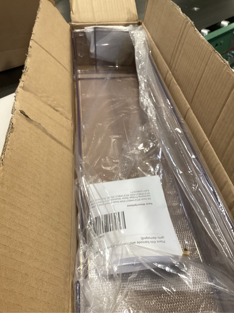 Condition photo showing Good Condition for 28 inch rt21m6213sr door shelf da63-08646a refrigerator door bin for samsung fridge door shelves rt21m6215sr rt21m6215ww rt21m6213sg rt21m6213ww, replaces ap6241329 ps12082571 eap12082571