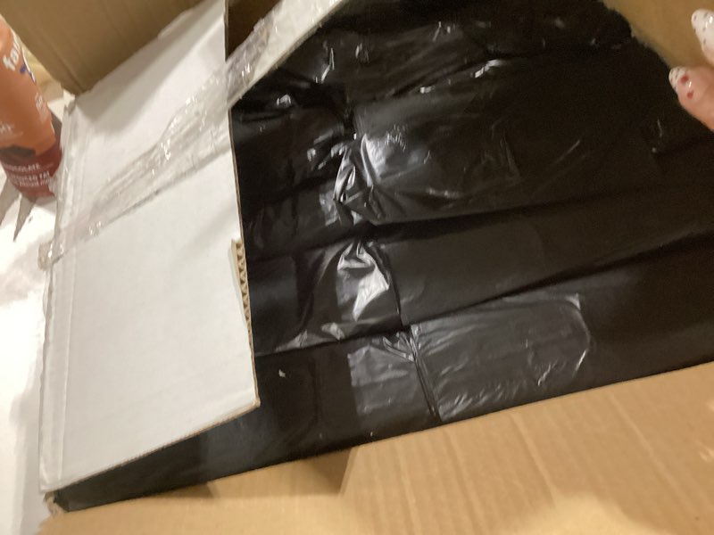 Condition photo showing Good Condition for reli. 16-25 gallon trash bags | 500 bags | black | home, kitchen | strong | garbage