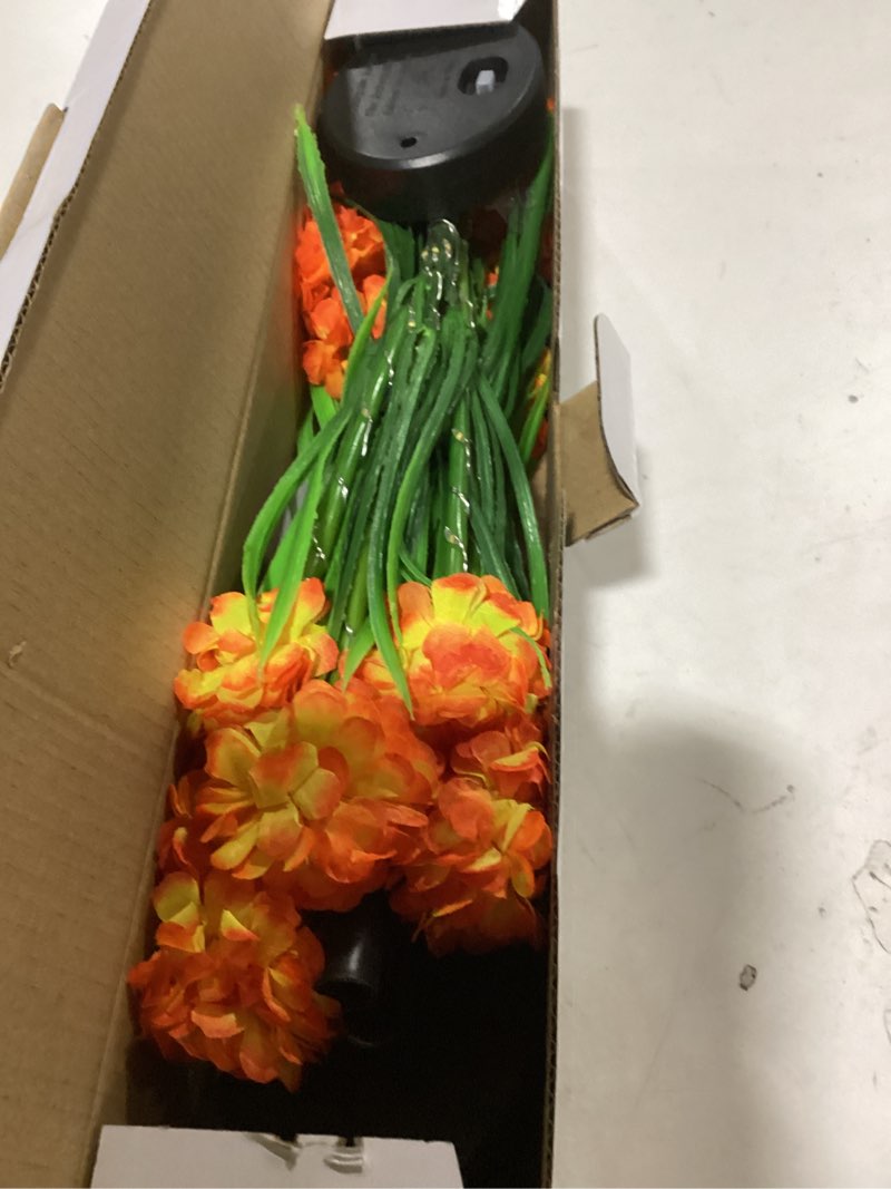 Baquler 3 Sets 29'' Height Solar Marigold Lights with 21 Marigold Flowers Heads Outdoor Waterproof G