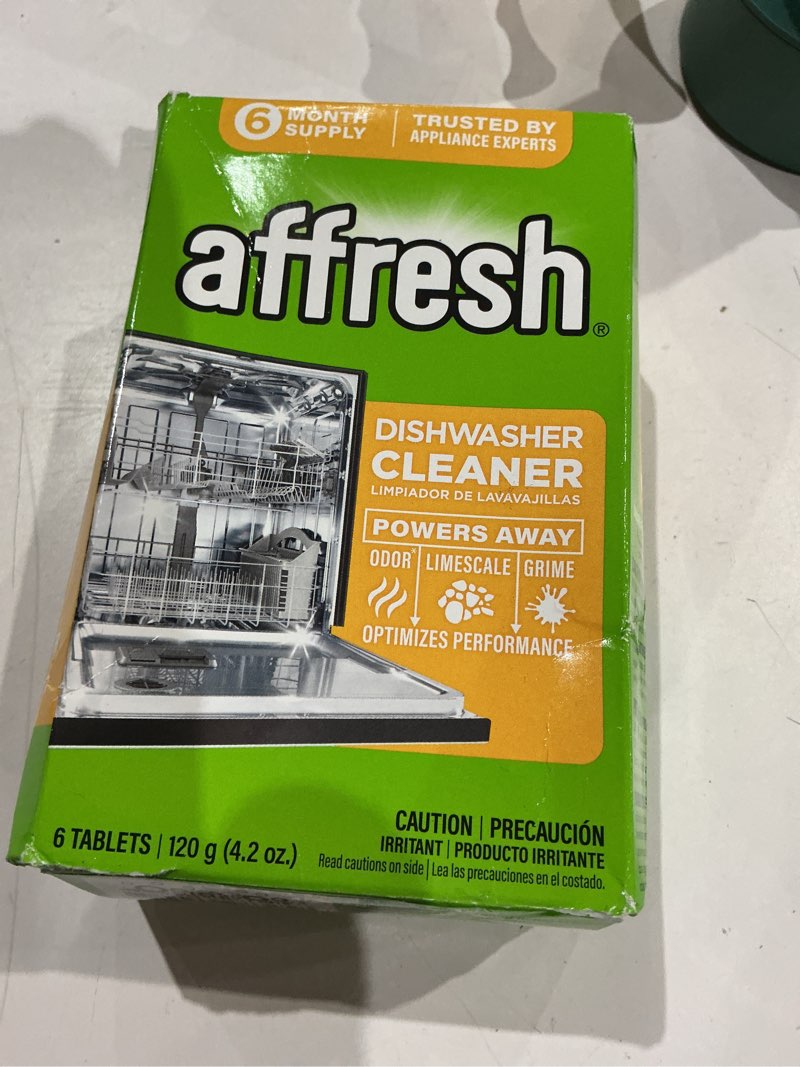 Condition photo showing Good Condition for affresh 6-pack 4.2-oz dishwasher cleaner tablets