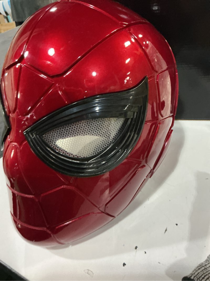 Condition photo showing Good Condition for marvel legends avengers endgame wearable iron spider electronic helmet works