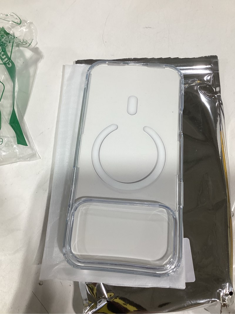 Condition photo showing Good Condition for Temdan for iPhone 17 Pro Max Case Clear with Screen Protector, Compatible with Magsafe, Anti-Yellowing, Military-Grade Protection, Shockproof Slim Magnetic Phone Case Cover, Transparent for iPhone 17 Pro Max 6.9" A-Clear