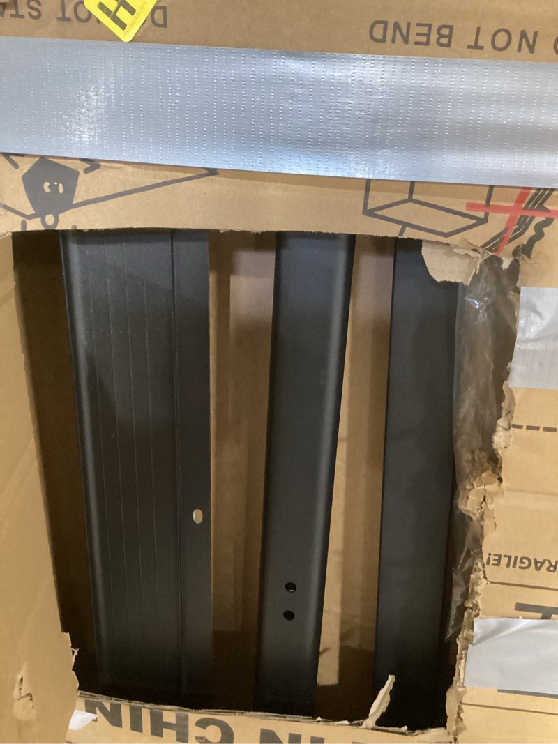 Condition photo showing As Is for dry erase whiteboard easel on wheels - tankee 48" x 32" large double sided mobile whiteboard, reversible magnetic rolling white board for home office classroom, flip chart holders and paper pad black 48"x32"