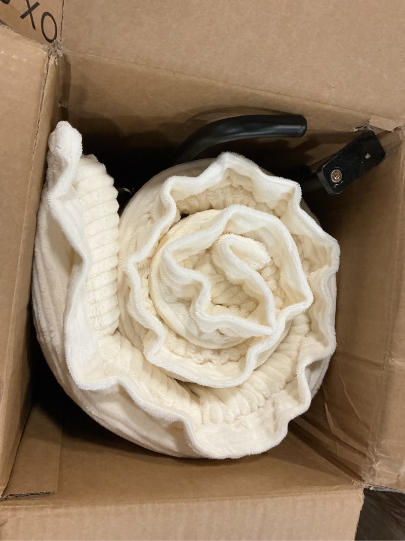 Condition photo showing Good Condition for Upholstered Headboard Queen Size with 3.1’’ High-Density Sponge Backrest, Modern Striped Head Board Only, 2 Screw Easy Assembly (Beige) Queen-Stripe Beige