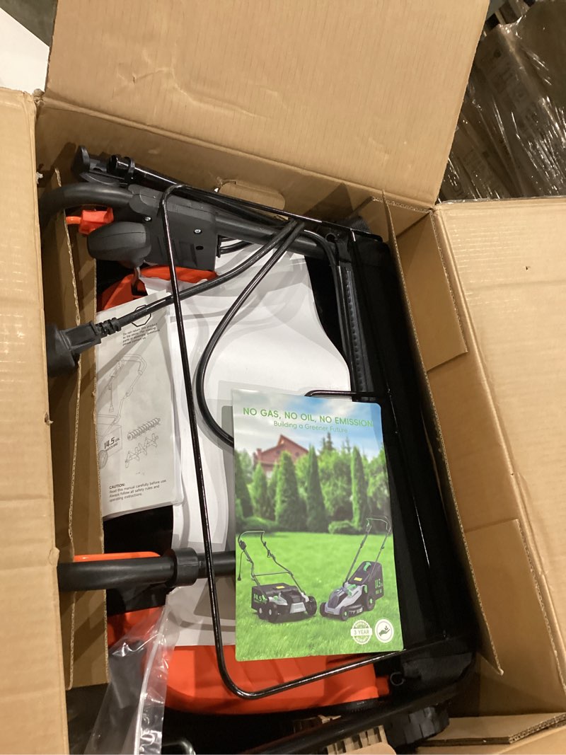 Condition photo showing Good Condition for wen dt1516 16-inch 15-amp 2-in-1 electric dethatcher and scarifier with collection bag, black