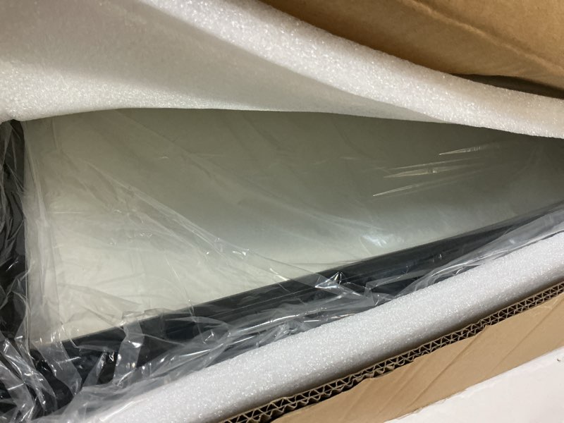 Condition photo showing New/Like New for BOHMIROO 16x24 Inch Medicine Cabinet Mirror for Bathroom Recessed Medicine Cabinet with Mirror or Surface Wall-Mounted Aluminum Alloy Framed Bathroom Cabinet Mirror Black Metal Black 16"x24"