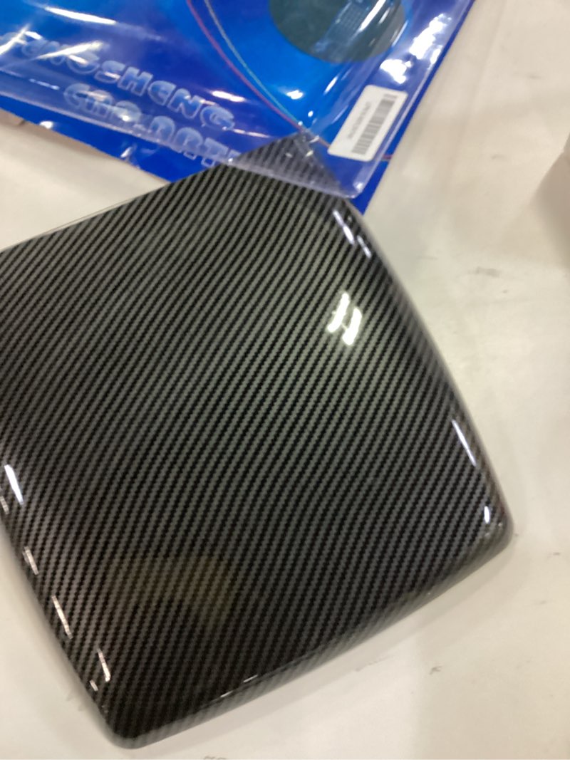 Condition photo showing Good Condition for KaTur Universal Car Decorative Air Flow Intake Hood Scoop Vent Turbo Bonnet Cover Carbon Friber Carbon Fiber