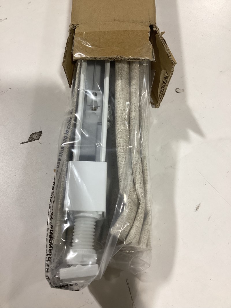 Condition photo showing Good Condition for LazBlinds No Tools No Drill Cordless Roman Shades for Windows, Blackout Thermal Insulated UV Blocking Window Blinds, Room Darkening Fabric Blinds for Indoor Windows, 23'' W x 48'' H, Beige Blackout - Beige 23" W x 48" H