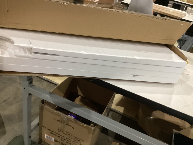 Condition photo showing Good Condition for vevor 38"x60" shower kit with curb, waterproofing membrane thickened shower base eps material, 6.3" central drain easy to cut with 2 waterproof cloths, shower pan slope sticks fit, for bathroom