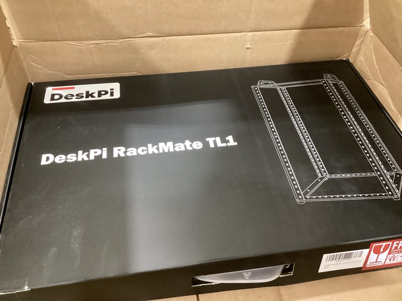 Condition photo showing Good Condition for geeekpi deskpi rackmate tl1, 10 inch 10u server rack for network, servers, audio, and video equipment, open frame aluminum alloy rack