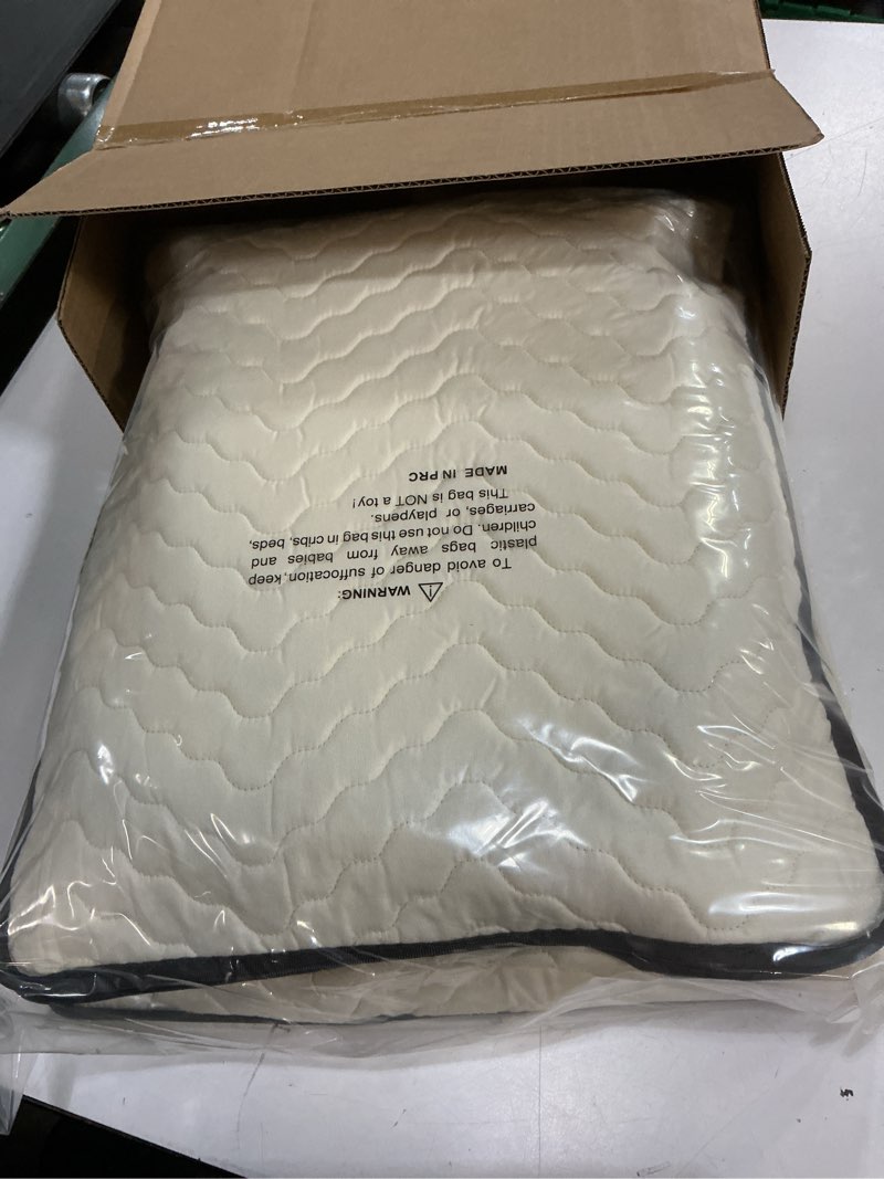 Condition photo showing New/Like New for china storage containers 5-piece set moving boxes for dinnerware, glasses, plates, mugs and saucers sturdy quilted microfiber dish organizer with dividers for seasonal storage - holds set of 12 beige 5 piece storage set