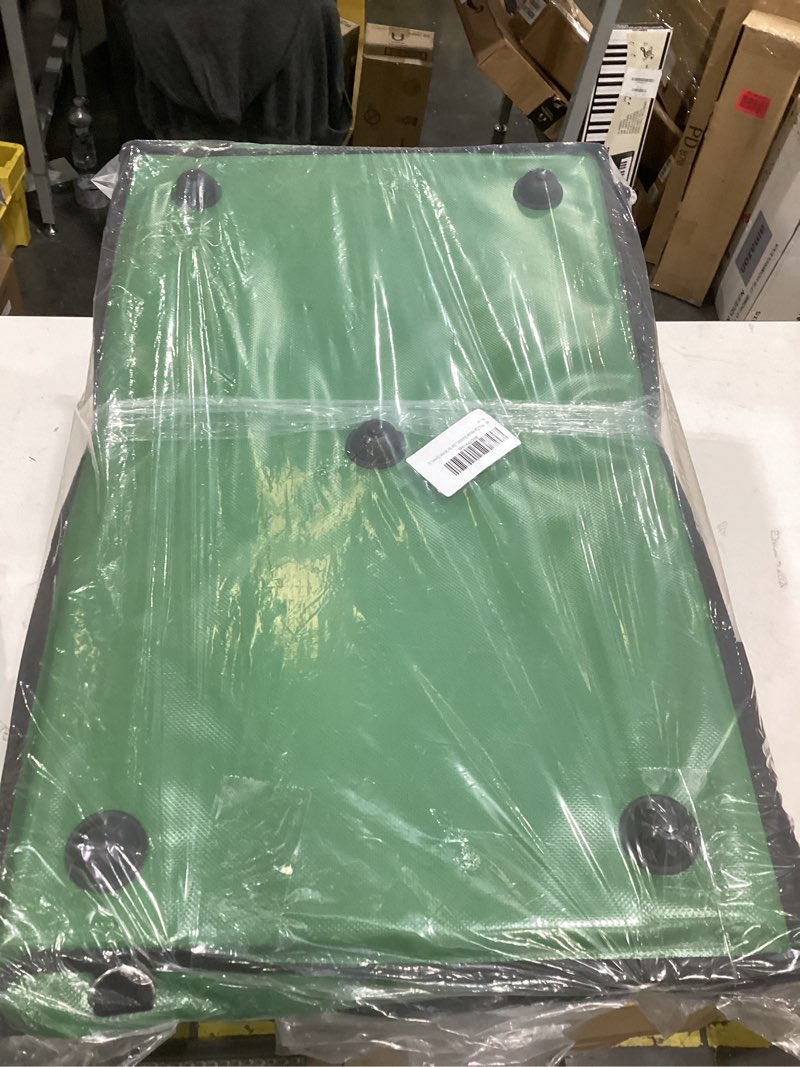 Condition photo showing New/Like New for indestructible cat house outdoor with two-sided escape door, insulated and 100% waterproof, outside weatherproof feral cat shelter for winter, oxford cloth upgraded (green, l) l army green