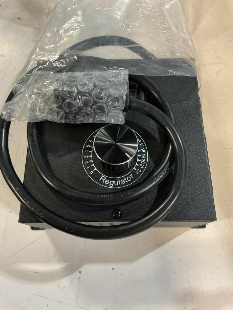 Condition photo showing New/Like New for 10000w high power scr voltage regulator, 120v-220v ac variable speed controller for motor & fan, 22a heavy duty electric speed control tool for heaters, stoves and electric tools