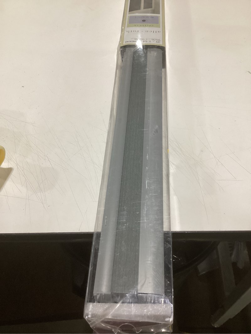 Condition photo showing Good Condition for SIMILAR TO STOCK PHOTO.. LazBlinds No Tools No Drill Cordless Cellular Shades, Top Down Bottom Up (TDBU) Honeycomb Shades for Home, Blackout Light Blocking Thermal Insulation Blinds for Windows, 39\" W x 64\" H, Dark Grey Blackout - Dark Gery 39\" W x 64\" H