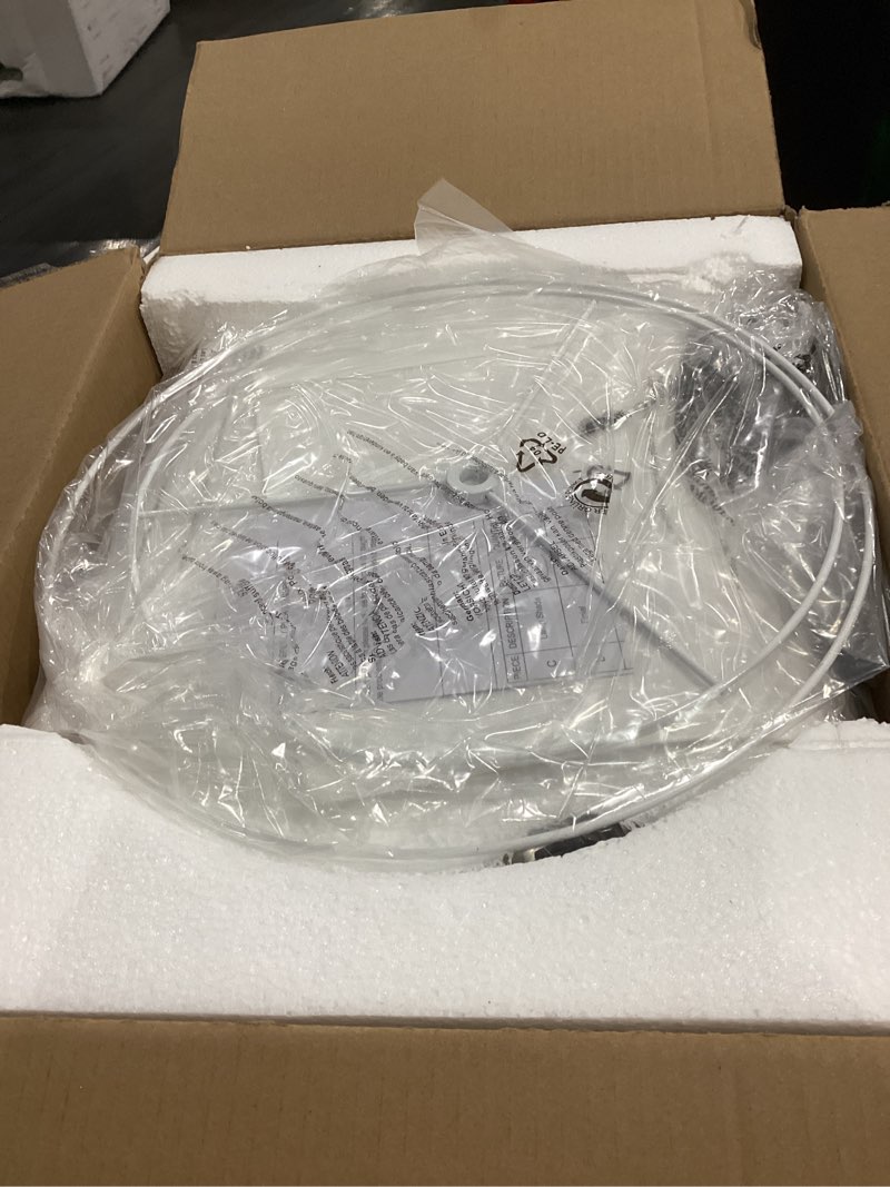 Condition photo showing Good Condition for Crystal Glass Table Lamp with USB C+A Ports & AC Outlet,White Clear Modern Bedroom Lamp,Silver Lamp for Living Room,Nightstand Lamp LED Bulbs Included,Single Silver Silver-1P