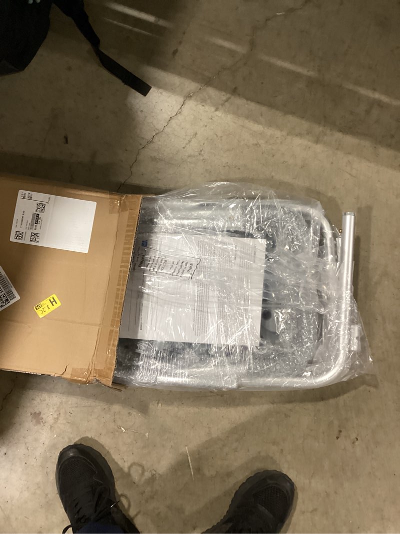 Condition photo showing Good Condition for Medline Backless Shower Chair with Arms - 350 lb. capacity, Bench, Stool, Seat for Elderly, Seniors Independent Adult and Disabled Adults