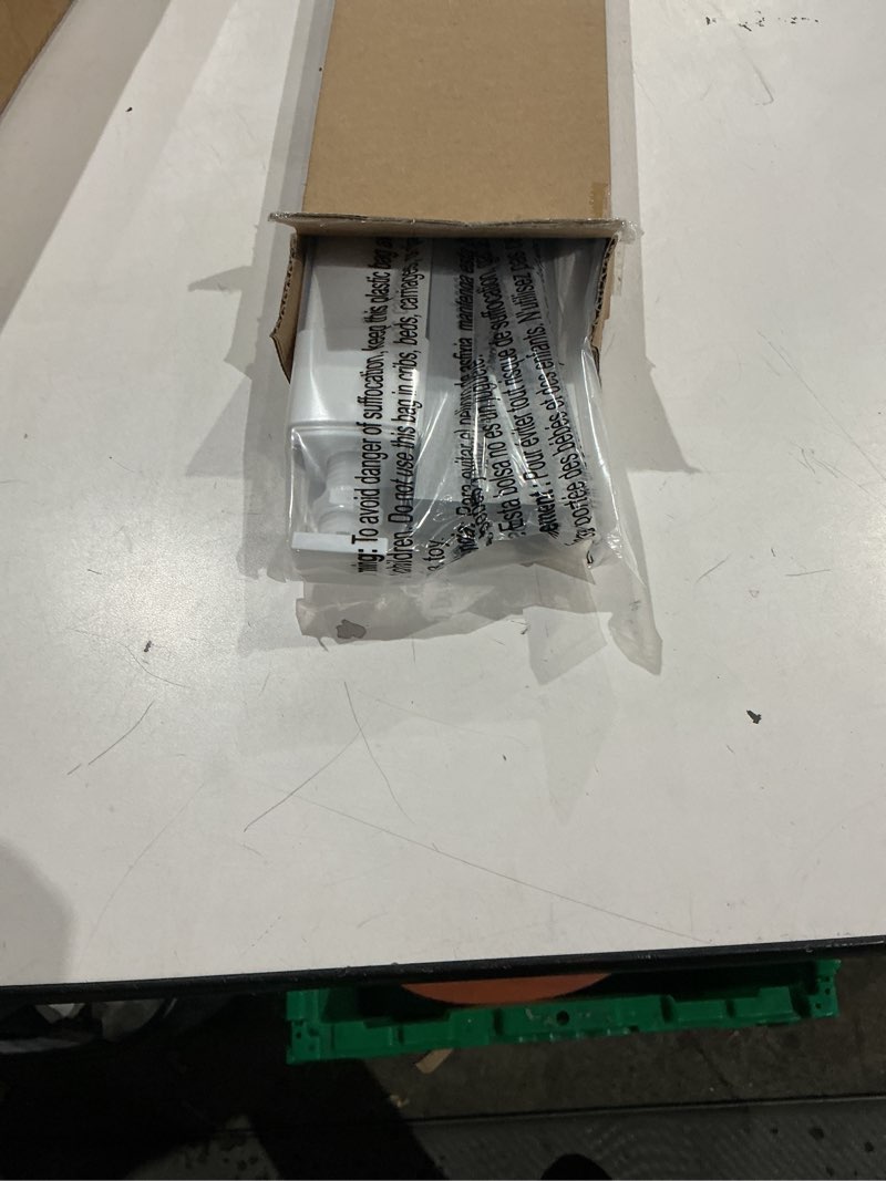 Condition photo showing Good Condition for LazBlinds No Tools No Drill Cordless Cellular Shades, Blackout Light Blocking Honeycomb Shades for Home, Thermal Insulation Blinds for Windows, 28" W x 64" H, White Blackout-white 28" W x 64" H