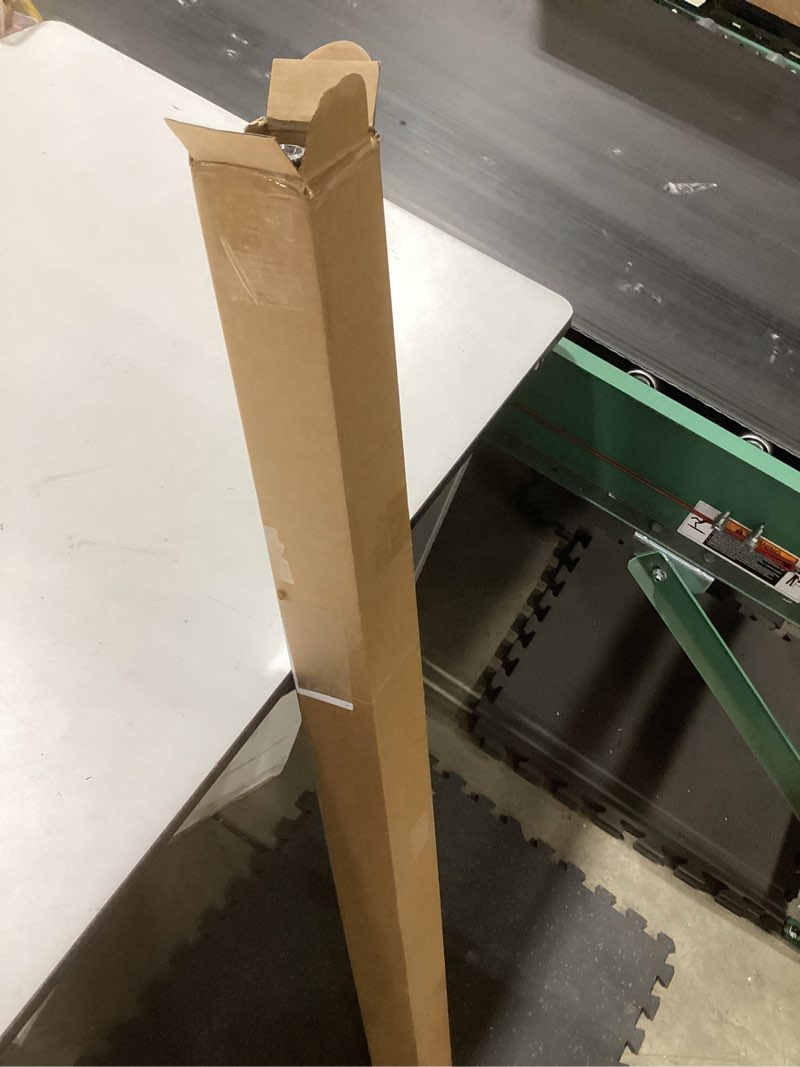 Condition photo showing New/Like New for black curtain rod 72-144 inch, 1" diameter curtain rods for windows, heavy duty long drapery rod with brackets for bedroom, living room, kitchen, patio black 72" to 144"