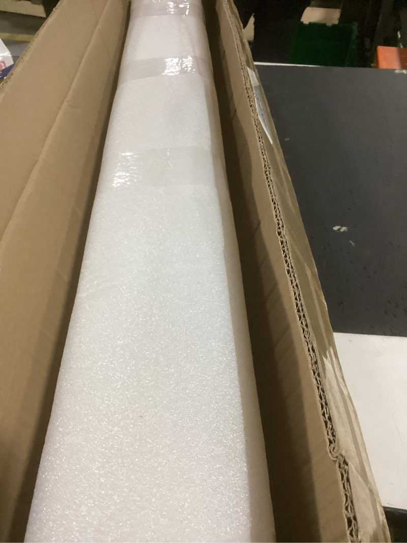 Condition photo showing New/Like New for 1 pcs 3.5 x 48 inch solid red oak stair newel post with a single groove notched wood balusters for staircase interior railing newels for stair handrails 1 red oak