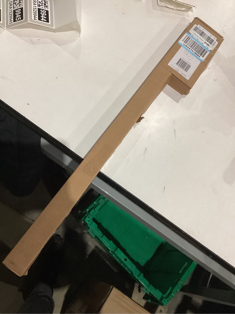 Condition photo showing As Is for Ivilon Drapery Window Curtain Rod - End Cap Style Design 1 Inch Pole. 28 to 48 Inch Color Warm Gold 28 to 48 in.