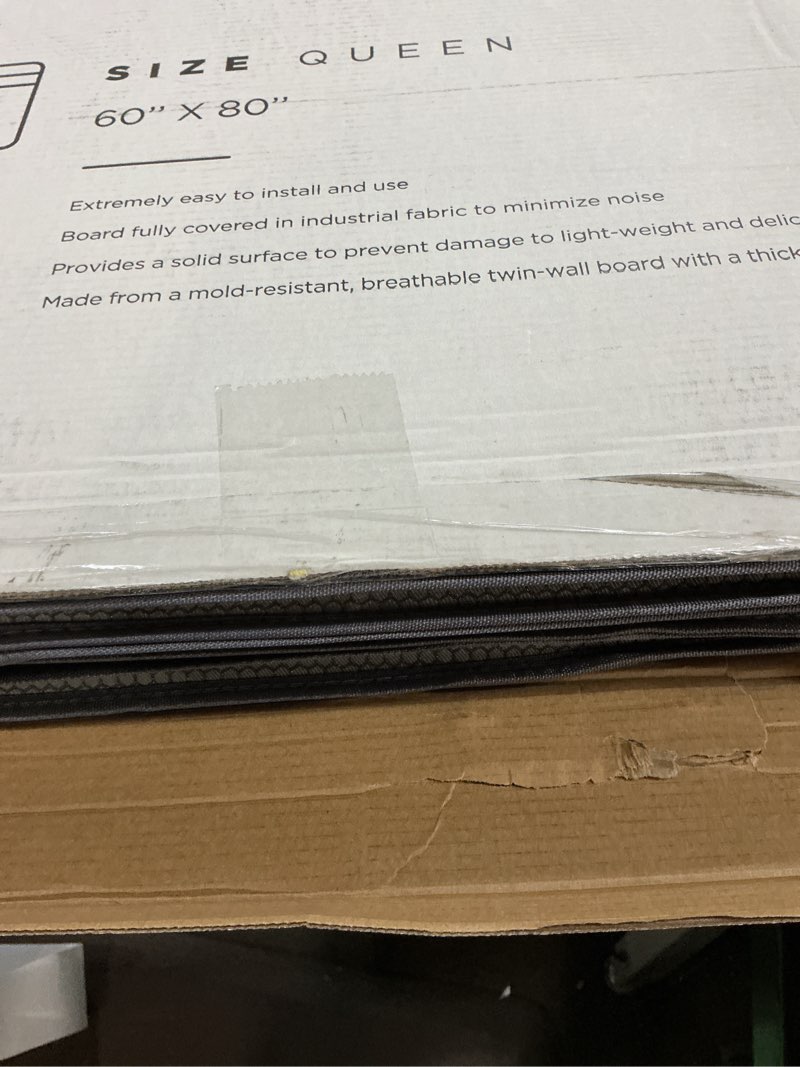 Condition photo showing Good Condition for meliusly heavy duty 10mm bunkie board queen size (60x80'') patent pending low profile bed board design - breathable, noise minimizing, moisture resistant bunkieboards, low profile bed support queen (60x80'')