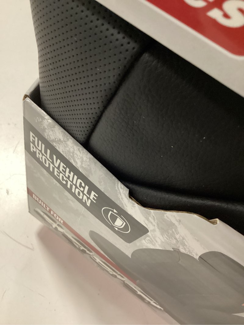 Condition photo showing As Is for genuine dickies 3-piece peterson seat cover set, black