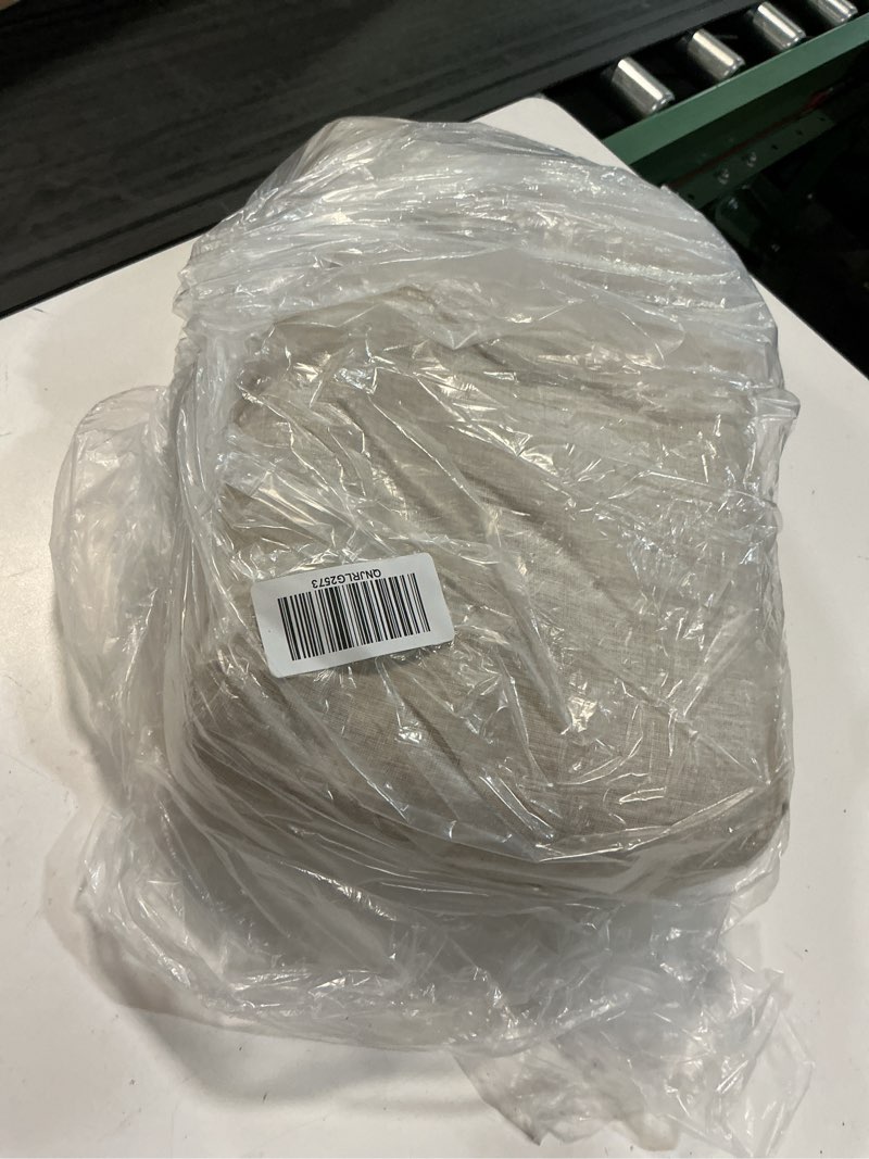 Condition photo showing Good Condition for european linen duvet cover set, king/cal king, natural chambray