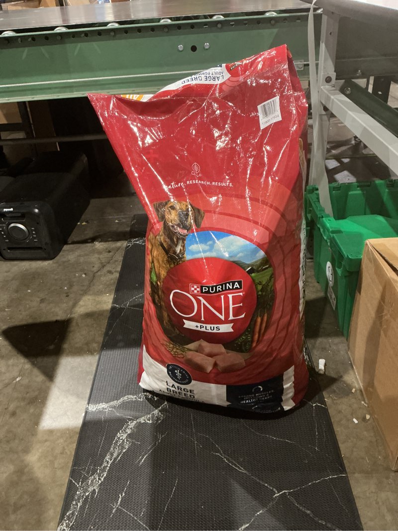 Condition photo showing Good Condition for purina one plus large breed adult dog food dry formula, real protein rich natural chicken flavor - 40 lb. bag chicken 40 pound (pack of 1)