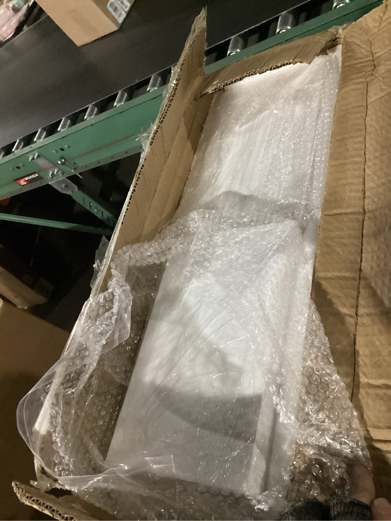 Condition photo showing Good Condition for WHITE. BrightRow 3 Pack Extra Large Acrylic Buffet Risers - 14”, 12”, 10” Black Display Stands with Hollow Bottoms, Cube Riser Boxes Nesting for Dessert Food Catering Buffet Display Party Supplies 14”,12”,10” WHITE 3