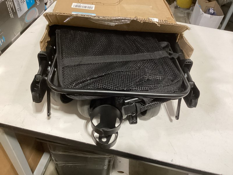 Condition photo showing Good Condition for foldable shopping cart, 80lbs heavy duty collapsible grocery cart with removable basket & 360° swivel wheels, one-hand fold portable stroller for groceries, laundry, camping