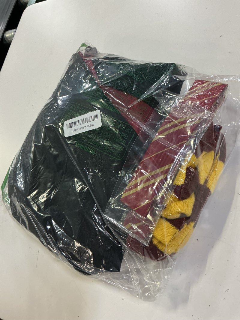 Condition photo showing Good Condition for wizard costume cosplay set, wizard cloak robe for adults teens, wizarding halloween costume accessories for party red x-large