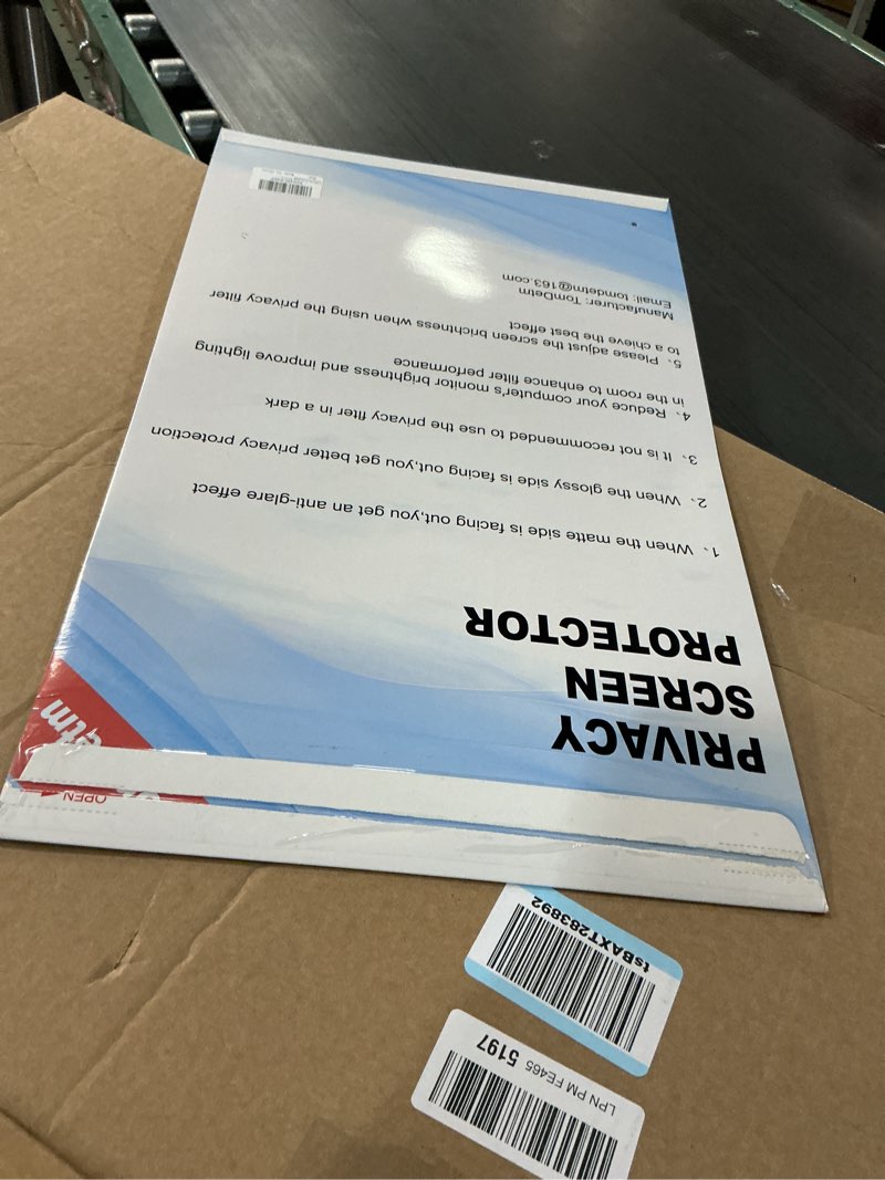 Condition photo showing As Is for 21.5 Inch Privacy Screen for Computer Monitor Eye Protection Anti Glare Blue Light Monitor Privacy Shield Screen 21.5 Inch 16:9 Aspect Ratio [2 Pack] 21.5 Widescreen (16:9)