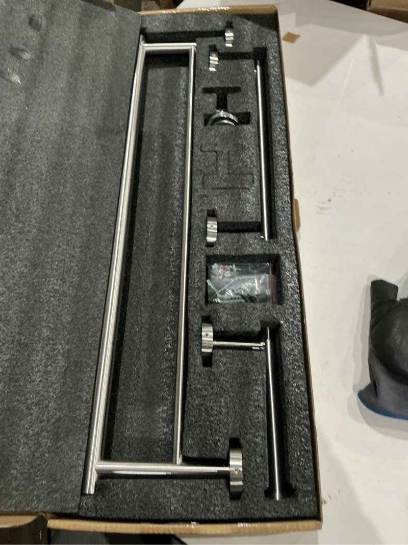 Condition photo showing Good Condition for 4 pieces bathroom hardware set wall mounted,stainless steel ingj04dtb824mb