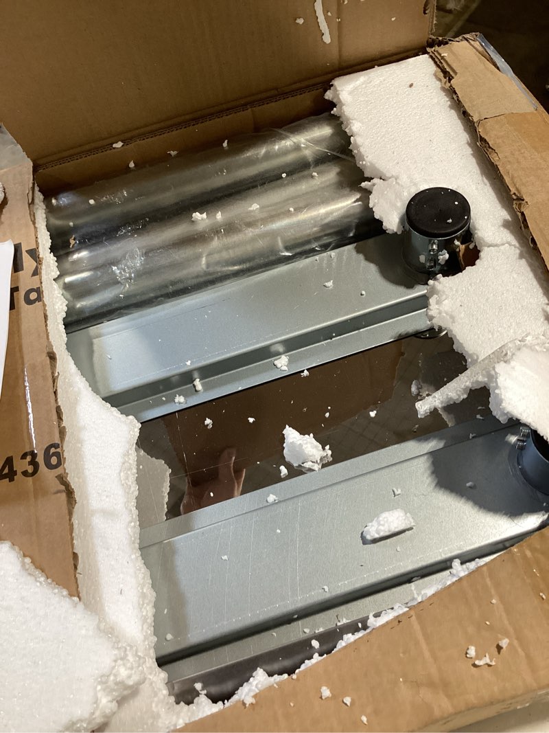 Condition photo showing As Is for hally stainless steel table for prep & work 24 x 60 inches with caster wheels, nsf commercial heavy duty table with undershelf and backsplash for restaurant, home and hotel with backsplash and casters 24''x60''